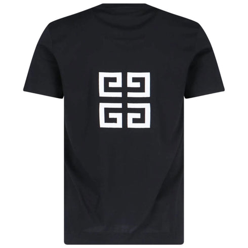 Givenchy Embroidered Logo Oversized Black T-Shirt XS